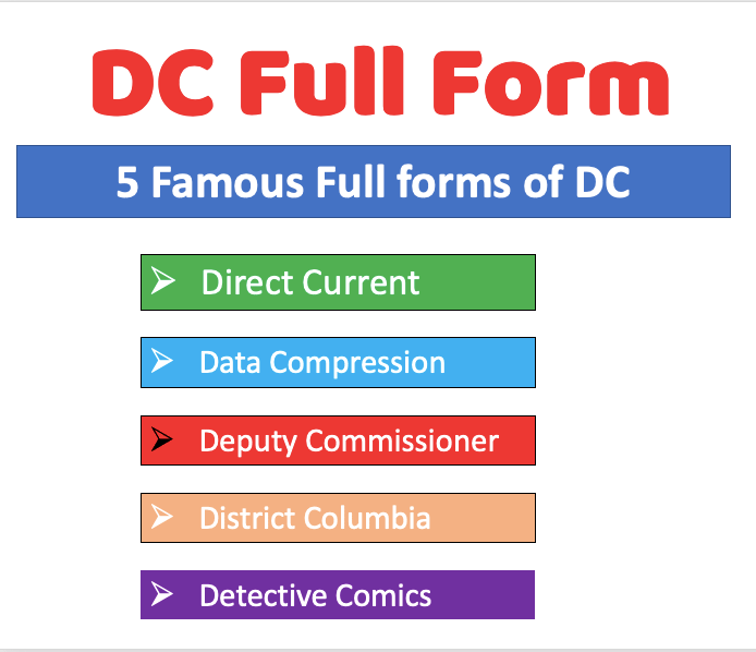 DC Full form